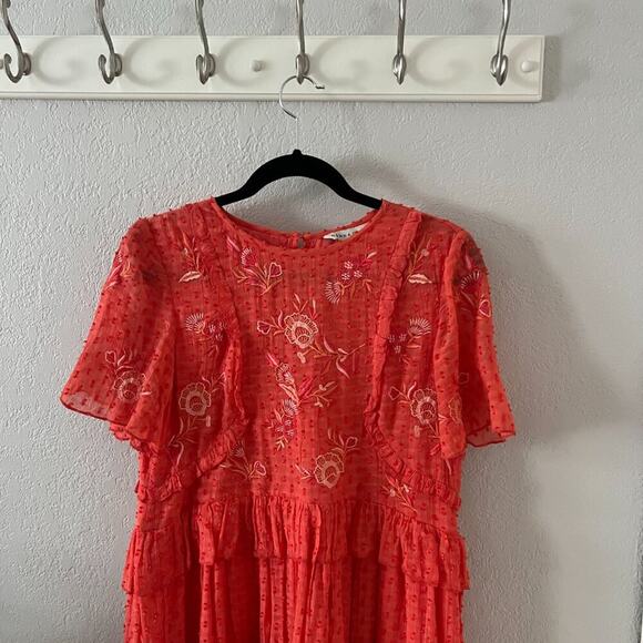 Anthropologie Ranna Gill Basilia Embroidered Dress - Picture 5 of 9